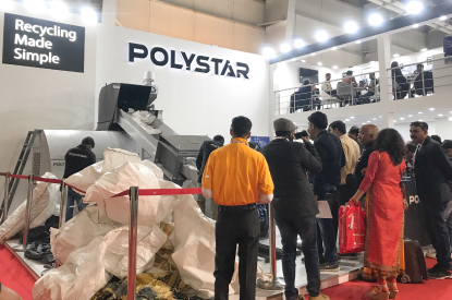 pp raffia plastic recycling machine in Indiaplast 2019